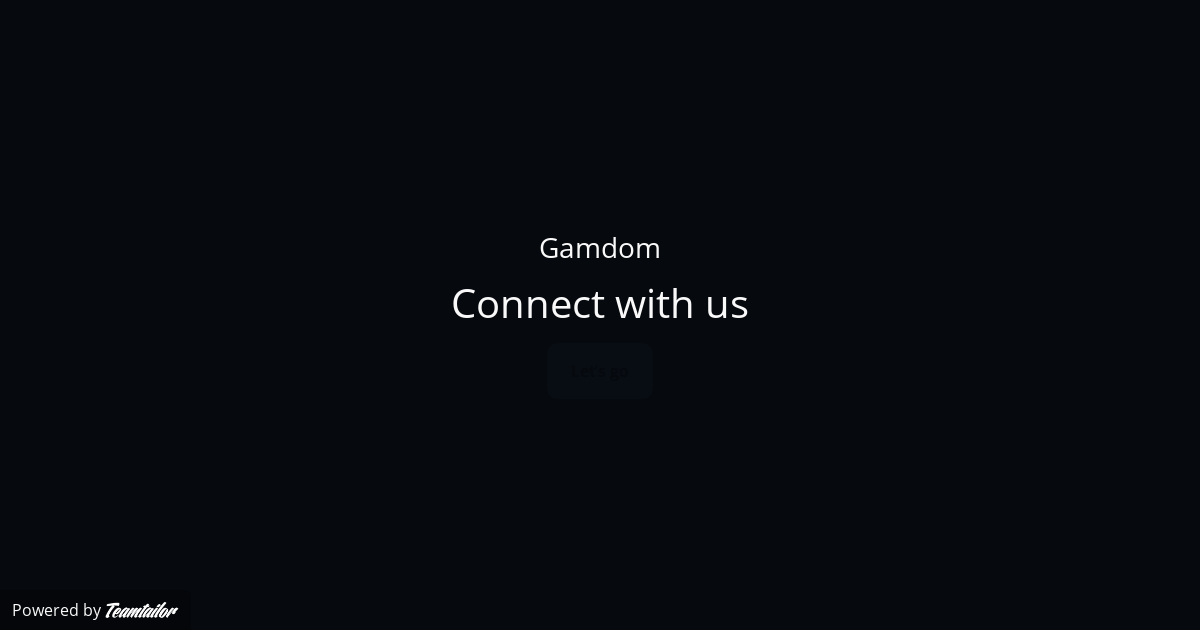 Schermata del login Gamdom