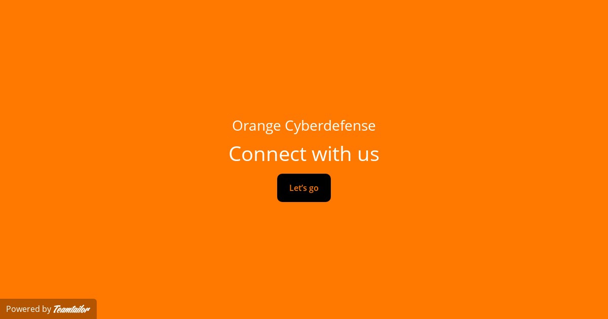 Orange Cyberdefense – Connect