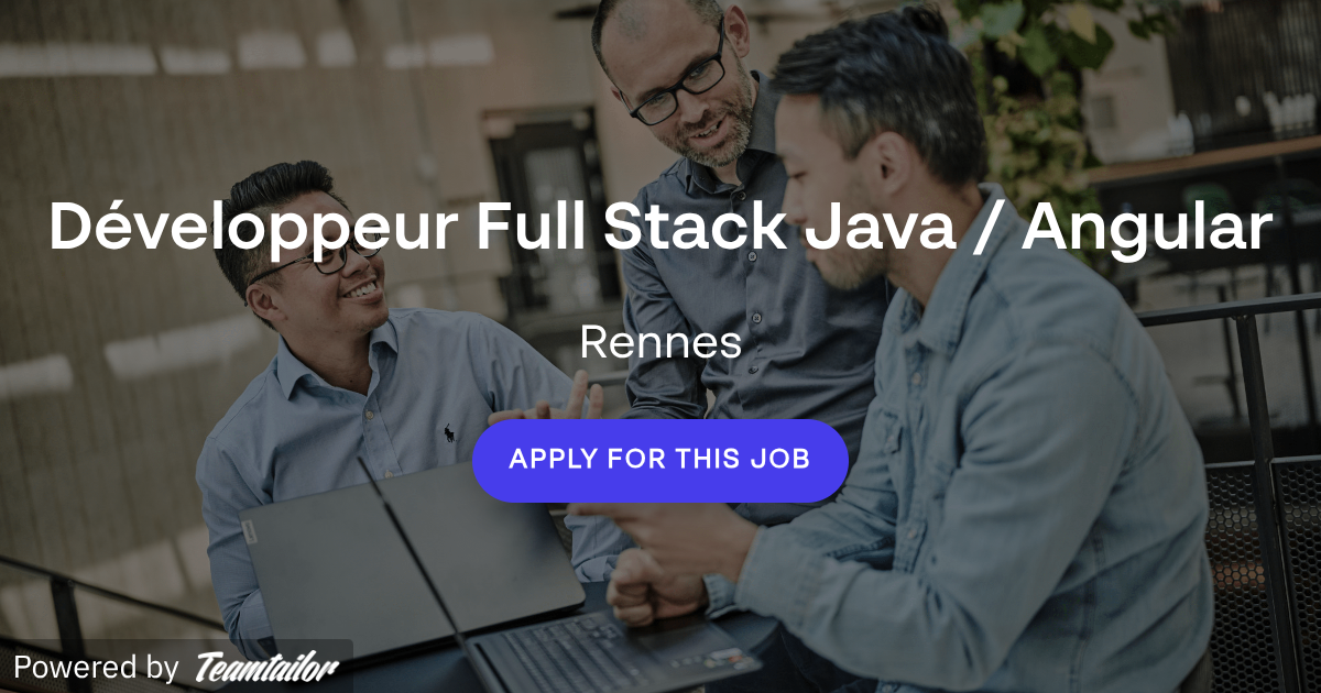 Développeur Full Stack Java / Angular - Papirfly