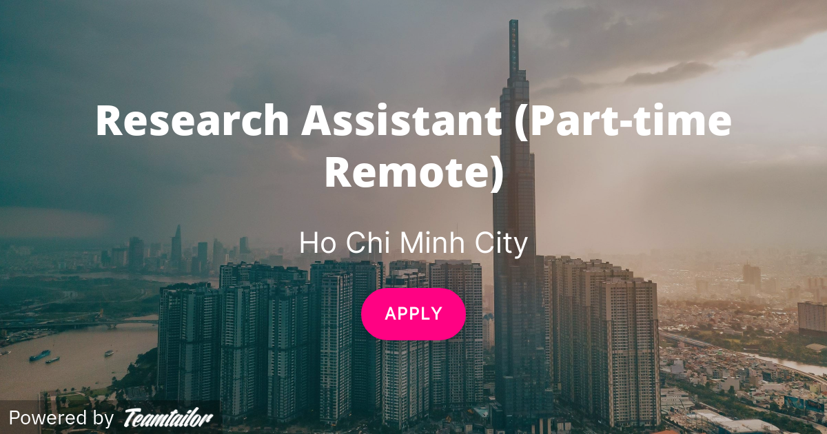 Research Assistant (Part-time Remote) - Elfie