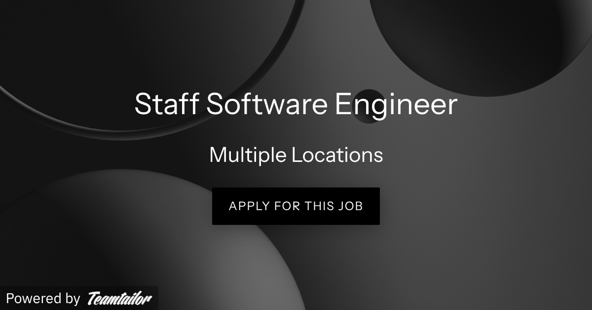 Staff Software Engineer - Ingrid