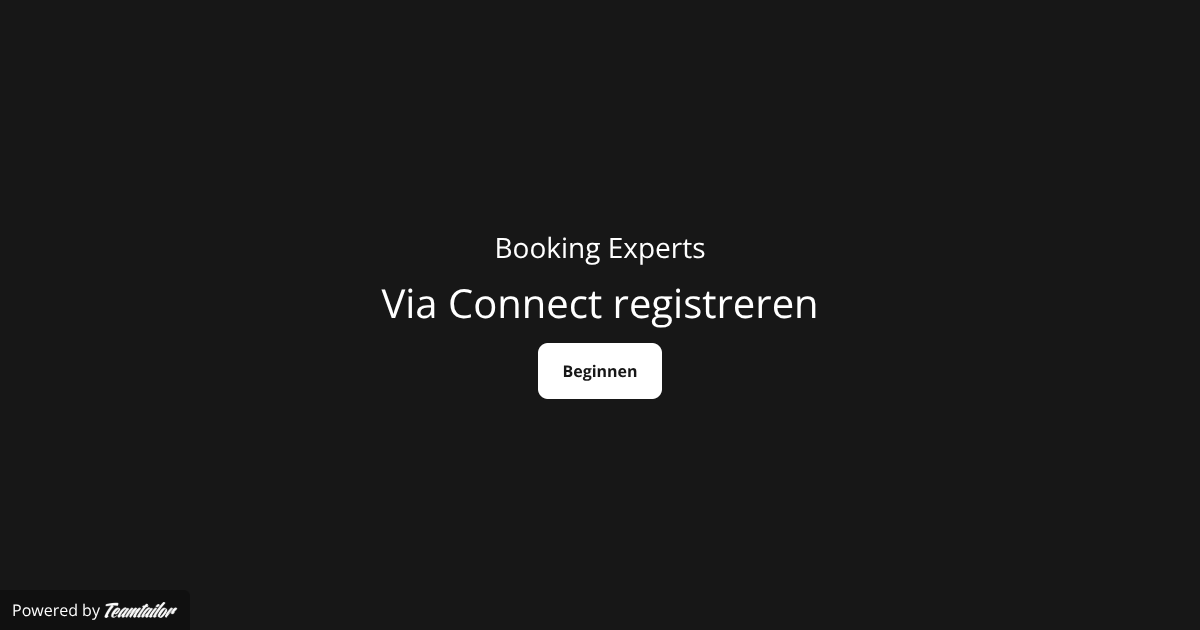 Booking Experts – Connect