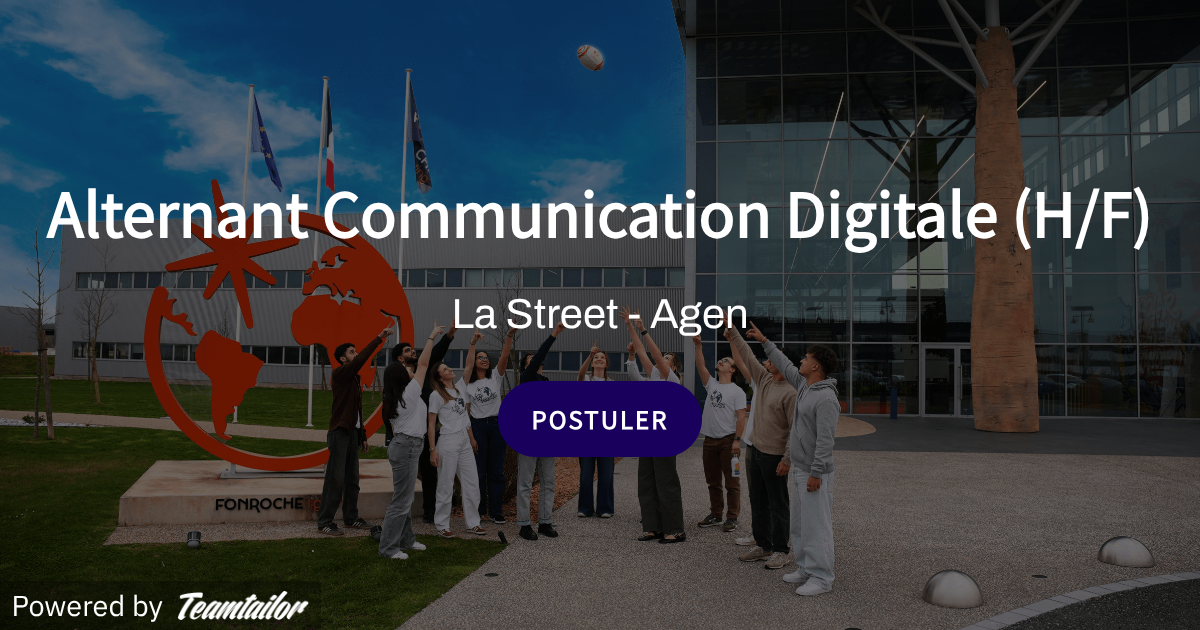 Alternant Communication Digitale (H/F) - Fonroche Lighting